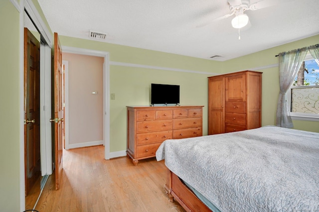 133 Savage Hill Rd, Berlin, CT 06037 - bedroom with light wood-type flooring and ceiling fan