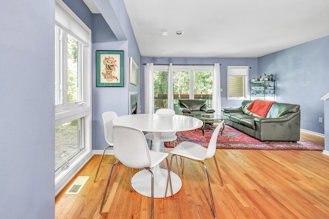 15 Perry Ave Unit D1, Norwalk, CT 06850 - dining space with wood finished floors
