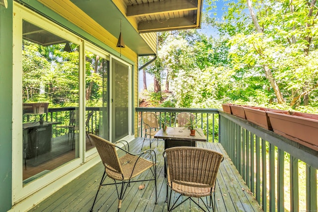 15 Perry Ave Unit D1, Norwalk, CT 06850 - view of wooden terrace
