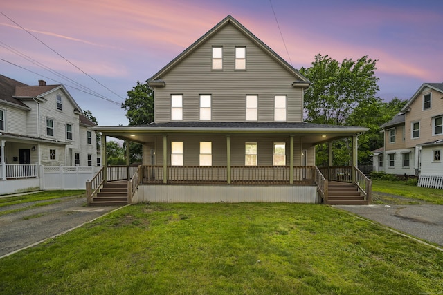 692 Enfield St, Enfield, CT 06082 - farmhouse inspired home with a porch and a front lawn