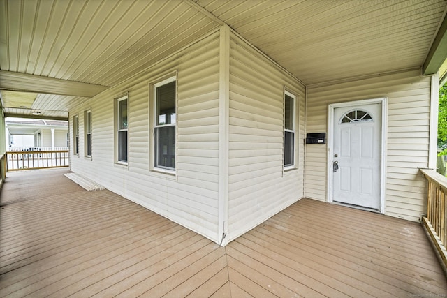 692 Enfield St, Enfield, CT 06082 - view of wooden porch