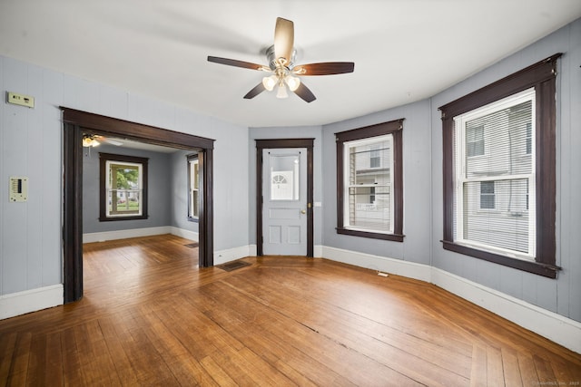 692 Enfield St, Enfield, CT 06082 - spare room with ceiling fan and wood-type flooring