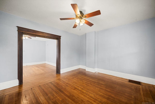 692 Enfield St, Enfield, CT 06082 - spare room with a ceiling fan and wood finished floors