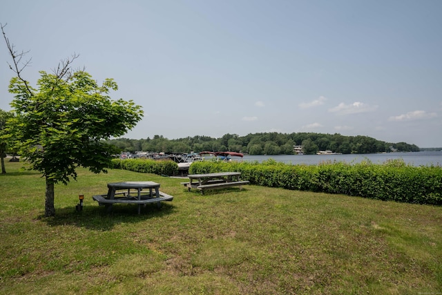 262 Shetucket Tpke Unit 2, Griswold, CT 06351 - surrounding community featuring a water view and a lawn