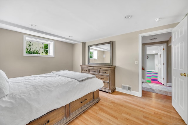 80 Quarry Village Rd, Cheshire, CT 06410 - bedroom featuring light wood-style floors, multiple windows, and recessed lighting