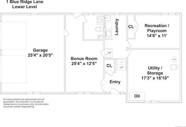 1 Blue Ridge Ln, Wilton, CT 06897 - view of floor plan / room layout