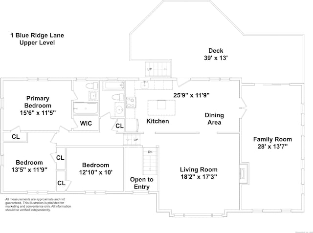 1 Blue Ridge Ln, Wilton, CT 06897 - view of floor plan / room layout