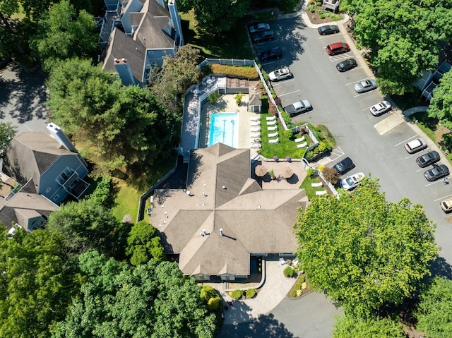 2122 Old Pond Ln Unit 2122, Norwich, CT 06360 - bird's eye view of a pool area