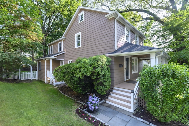 116 Knapp St, Stamford, CT 06907 - view of front of property with a porch