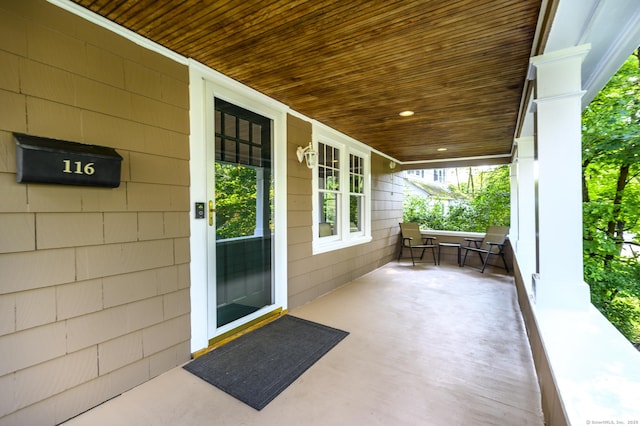 116 Knapp St, Stamford, CT 06907 - view of covered porch