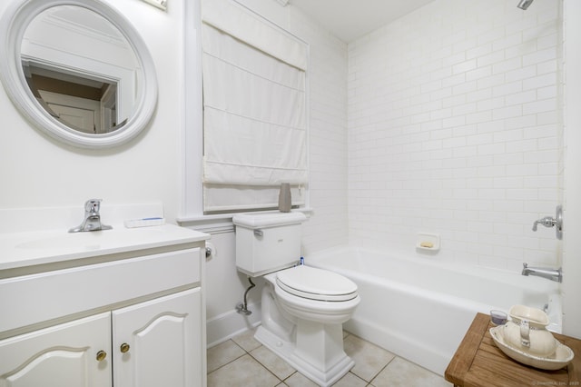 116 Knapp St, Stamford, CT 06907 - full bath featuring vanity, tile patterned floors, and shower / bathtub combination