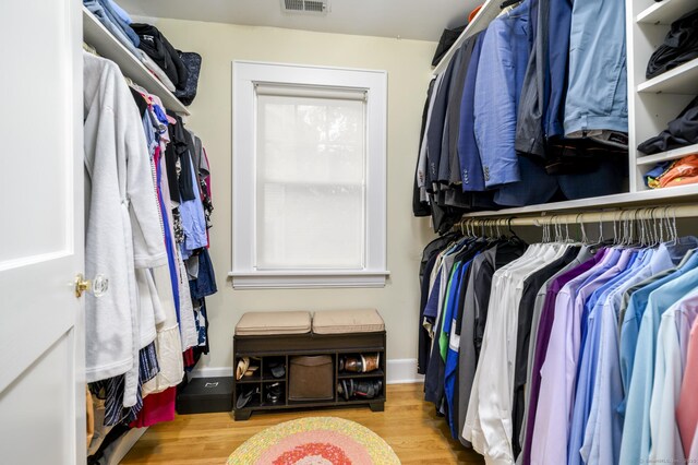 116 Knapp St, Stamford, CT 06907 - spacious closet with wood finished floors