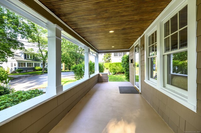 116 Knapp St, Stamford, CT 06907 - view of covered porch