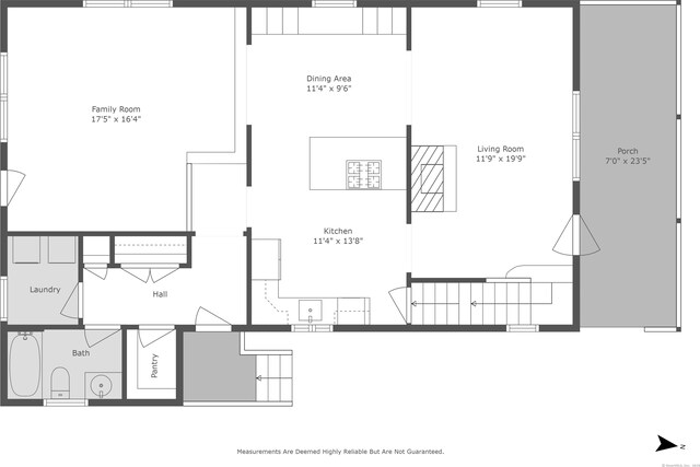 116 Knapp St, Stamford, CT 06907 - view of floor plan / room layout