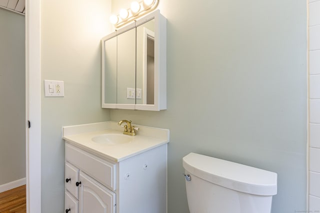 20 Sharon Dr, South Windsor, CT 06074 - bathroom with vanity and wood finished floors