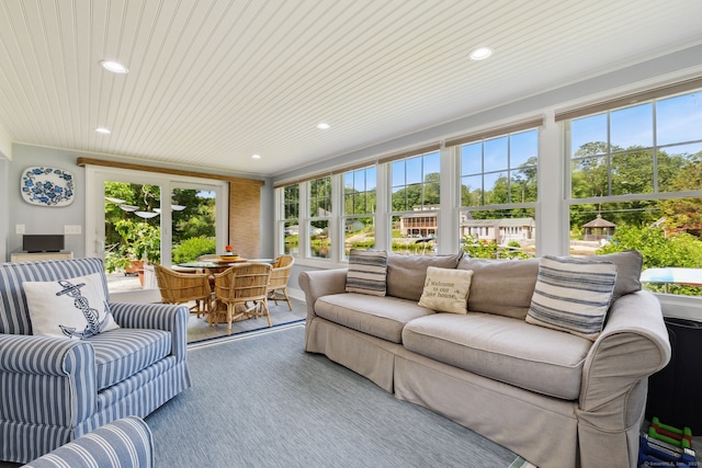 271 Haywardville Rd, East Haddam, CT 06415 - sunroom with recessed lighting