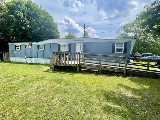 252 Old Canterbury Tpke Lot 40, Norwich, CT 06360 - rear view of property featuring a deck