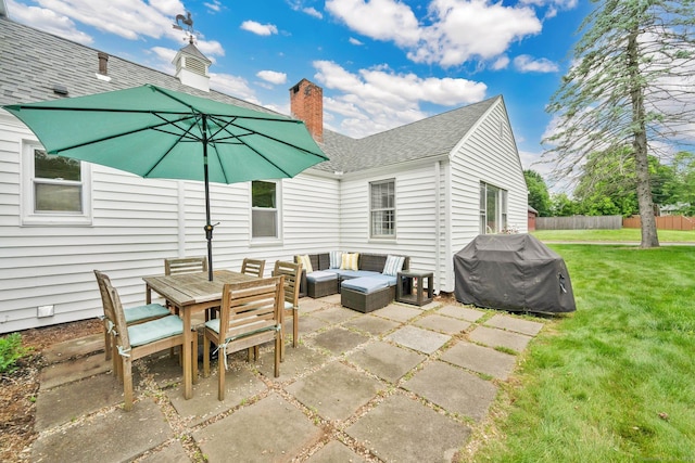 253 Gardner St, Manchester, CT 06040 - view of patio with grilling area and outdoor lounge area