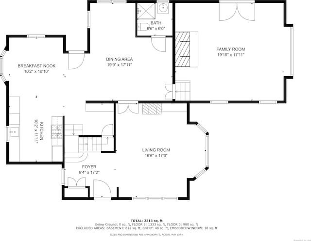 634 Nod Hill Rd, Wilton, CT 06897 - view of home floor plan