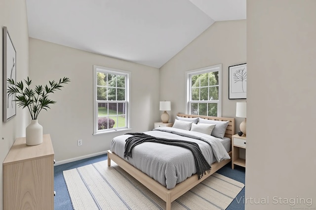 153 Louis Hill Rd Unit 153, Newtown, CT 06482 - carpeted bedroom with multiple windows and vaulted ceiling