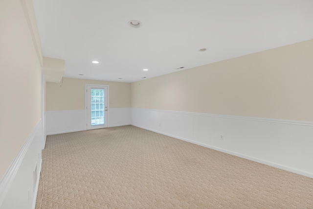 153 Louis Hill Rd Unit 153, Newtown, CT 06482 - spare room featuring light carpet and recessed lighting