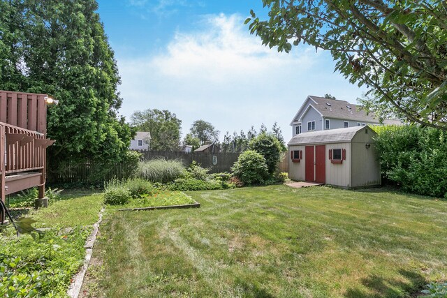 134 Millard St, Fairfield, CT 06824 - fenced backyard with a shed