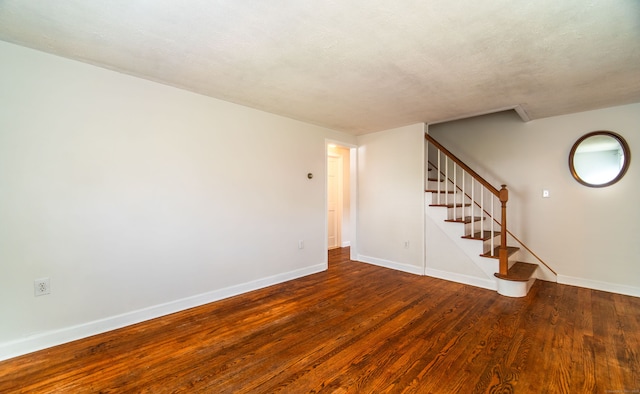 103 Saltonstall Pkwy, East Haven, CT 06512 - spare room with wood finished floors and stairway