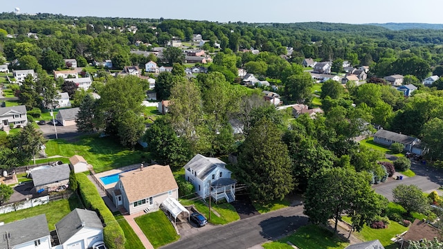21 Garibaldi St, Watertown, CT 06779 - aerial view of property's location featuring nearby suburban area and a heavily wooded area