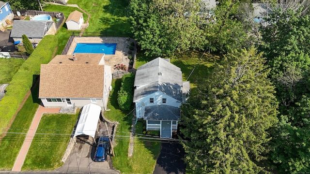 21 Garibaldi St, Watertown, CT 06779 - aerial view of property and surrounding area with a pool