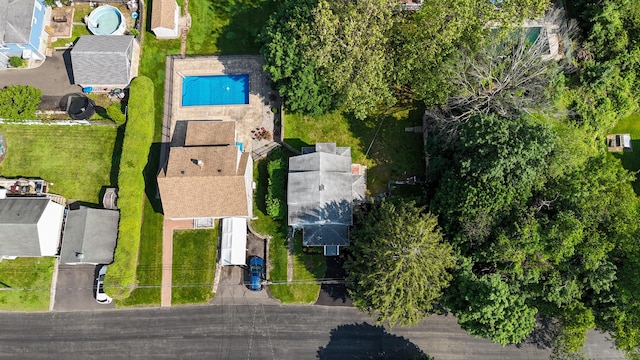 21 Garibaldi St, Watertown, CT 06779 - aerial view of a pool