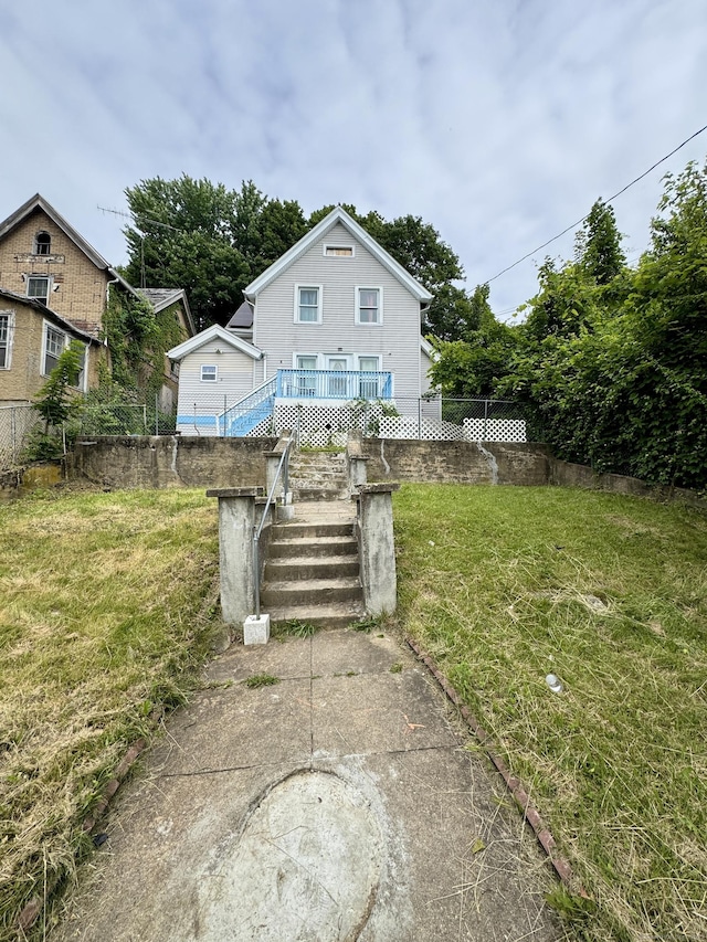 81 Easton Ave, Waterbury, CT 06704 - rear view of property