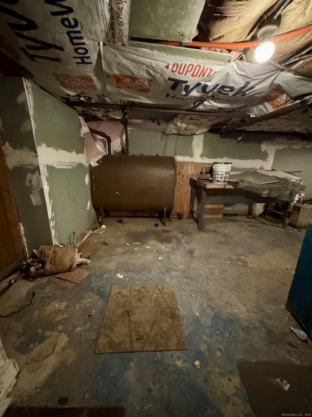 81 Easton Ave, Waterbury, CT 06704 - unfinished basement featuring heating fuel