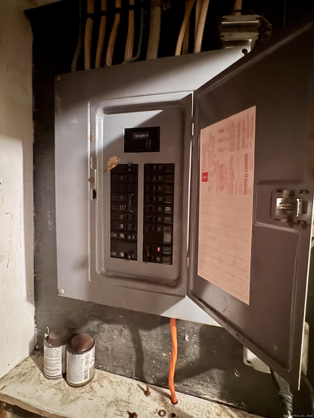 111 Hollywood Ave, Bridgeport, CT 06606 - utility room featuring electric panel
