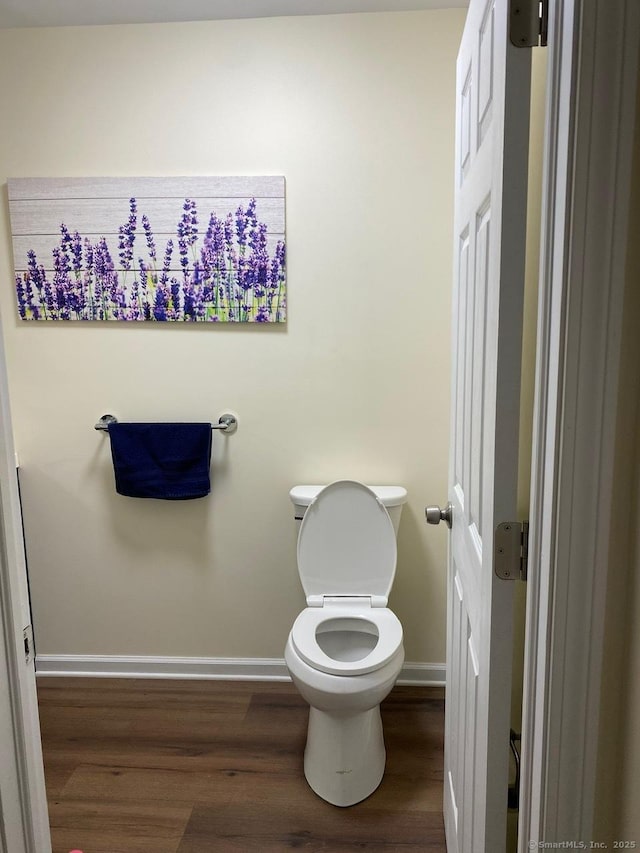 175 W Walk Unit 175, West Haven, CT 06516 - bathroom featuring baseboards and wood finished floors
