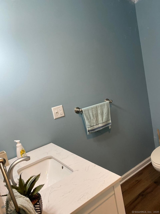175 W Walk Unit 175, West Haven, CT 06516 - bathroom with wood finished floors and vanity