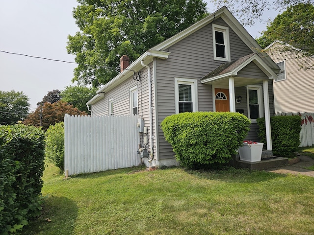 346 Pine St, Bristol, CT 06010 - view of front of property with a chimney