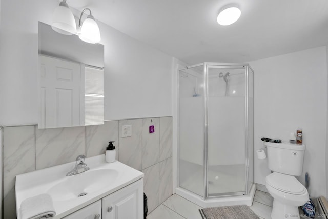 385 Blatchley Ave, New Haven, CT 06513 - full bathroom featuring vanity and a stall shower