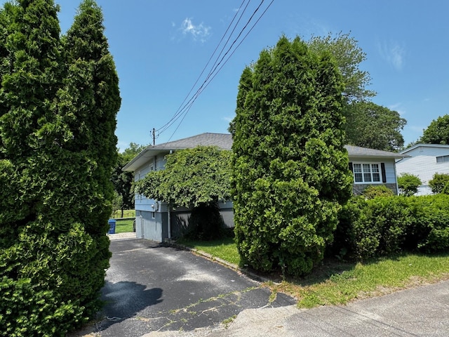 26 Oakleaf Dr, Waterbury, CT 06708 - view of property hidden behind natural elements featuring driveway