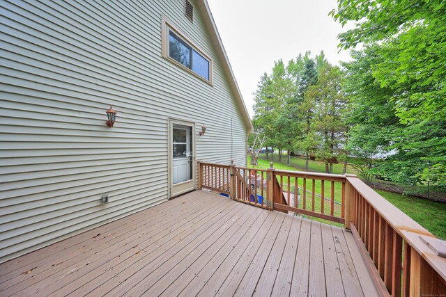 24 Cadbury Pl, Naugatuck, CT 06770 - view of wooden deck