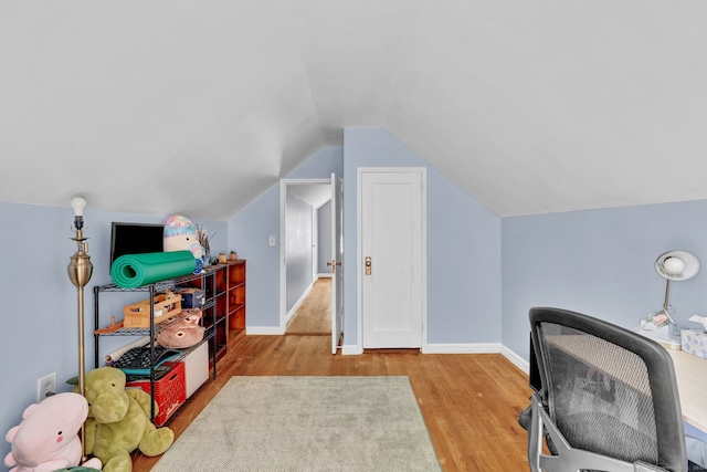 98 Morningside Dr W, Bristol, CT 06010 - home office with wood finished floors and vaulted ceiling