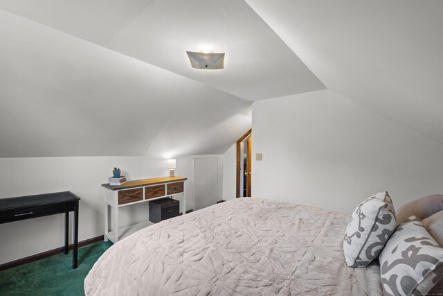 51 Carmel St, Hamden, CT 06518 - bedroom with carpet and lofted ceiling