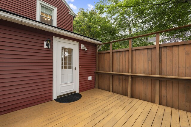 51 Carmel St, Hamden, CT 06518 - view of wooden deck