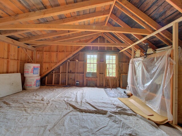 291 Cossaduck Hill Rd, North Stonington, CT 06359 - view of unfinished attic