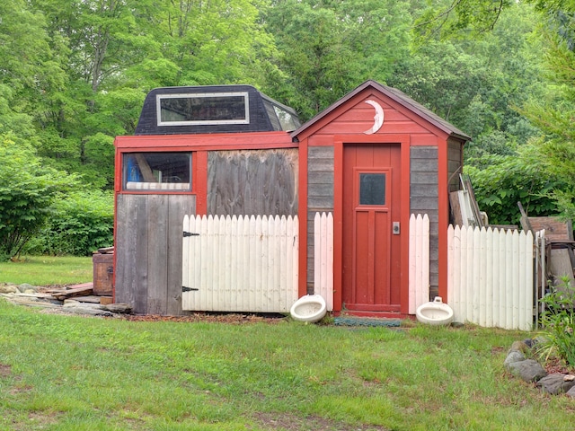291 Cossaduck Hill Rd, North Stonington, CT 06359 - view of shed featuring a view of trees