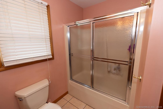 328 Old Marlborough Tpke, Portland, CT 06480 - bathroom featuring tile patterned flooring and enclosed tub / shower combo