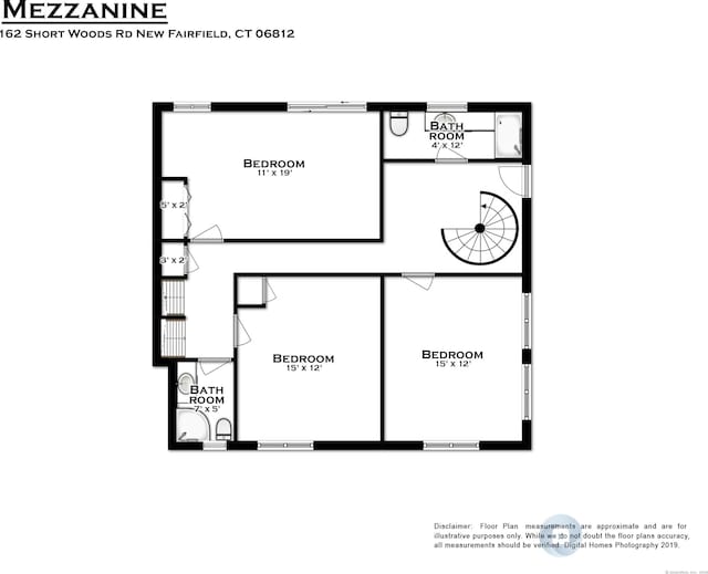 162 Shortwoods Rd, New Fairfield, CT 06812 - view of property floor plan