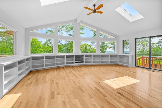 162 Shortwoods Rd, New Fairfield, CT 06812 - unfurnished sunroom with a skylight