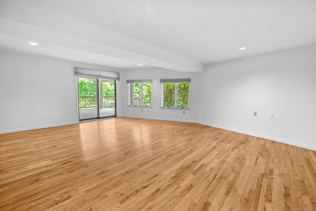 162 Shortwoods Rd, New Fairfield, CT 06812 - unfurnished room featuring light wood-style flooring and recessed lighting
