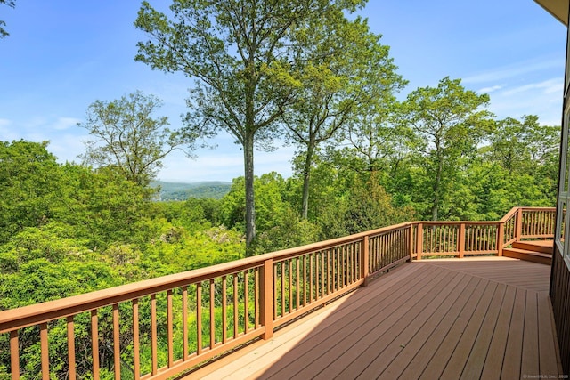 162 Shortwoods Rd, New Fairfield, CT 06812 - deck with a forest view