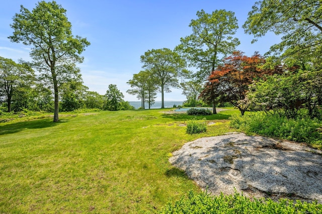 162 Shortwoods Rd, New Fairfield, CT 06812 - view of green lawn featuring a water view